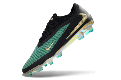Unisex Nike Phantom 6 Elite Low FG Firm Ground Low-Tops Football Boots - Green/Electric Green/Black
