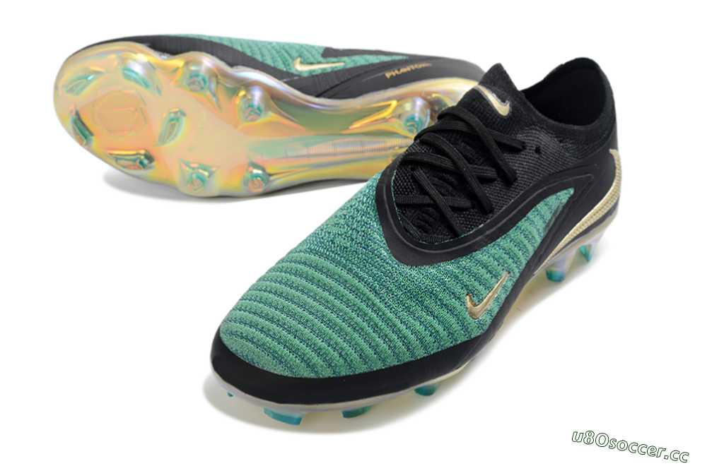 Unisex Nike Phantom 6 Elite Low FG Firm Ground Low-Tops Football Boots - Green/Electric Green/Black 3
