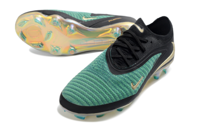 Unisex Nike Phantom 6 Elite Low FG Firm Ground Low-Tops Football Boots - Green/Electric Green/Black