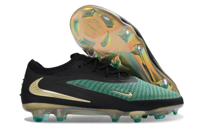 Unisex Nike Phantom 6 Elite Low FG Firm Ground Low-Tops Football Boots - Green/Electric Green/Black