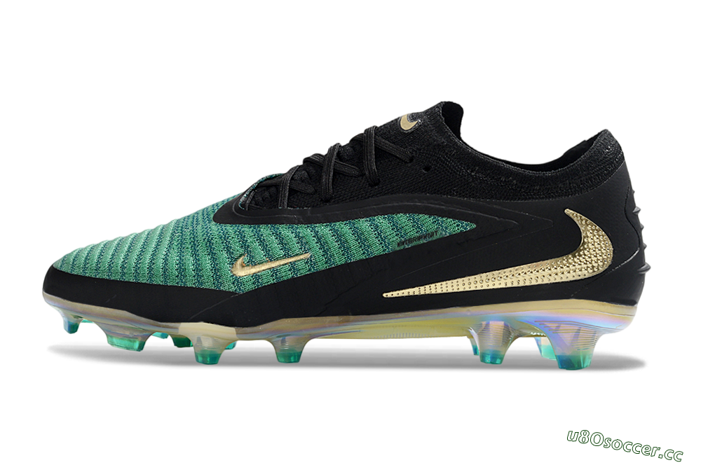 Unisex Nike Phantom 6 Elite Low FG Firm Ground Low-Tops Football Boots - Green/Electric Green/Black 0