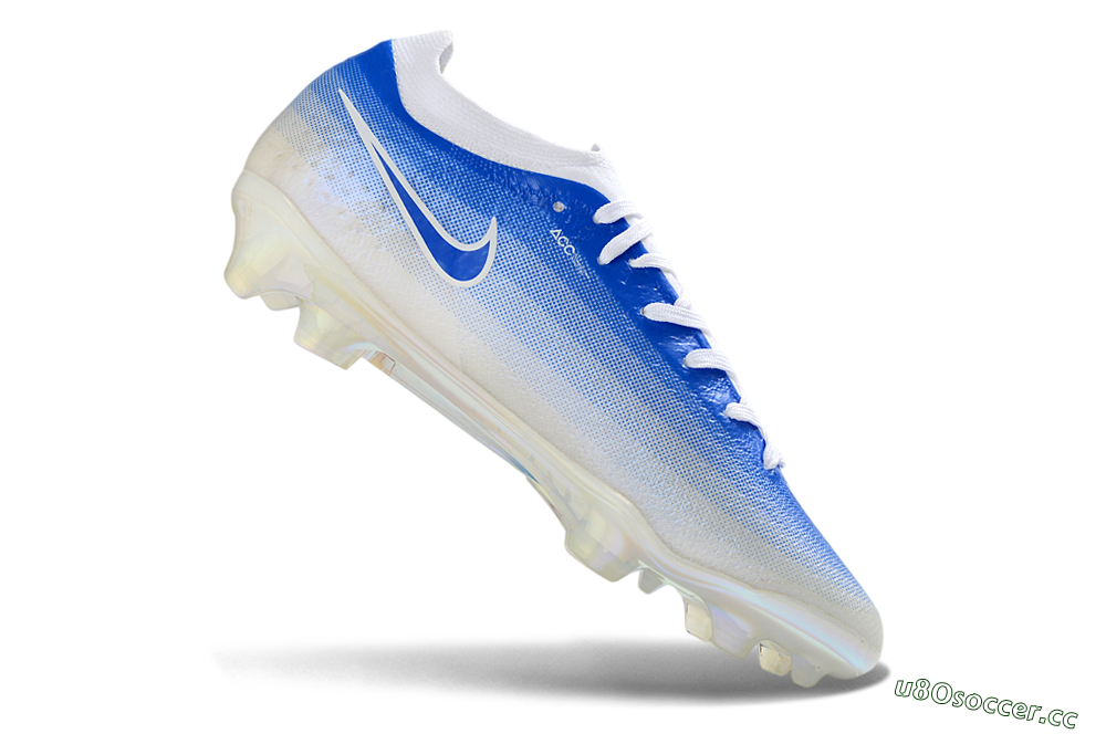 Unisex Nike Air Zoom Mercurial Vapor 17 Elite FG Firm Ground Low-Tops Football Boots - Blue/Sky Blue/White 4