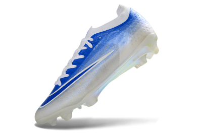 Unisex Nike Air Zoom Mercurial Vapor 17 Elite FG Firm Ground Low-Tops Football Boots - Blue/Sky Blue/White