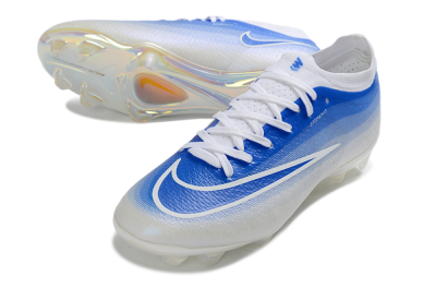 Unisex Nike Air Zoom Mercurial Vapor 17 Elite FG Firm Ground Low-Tops Football Boots - Blue/Sky Blue/White