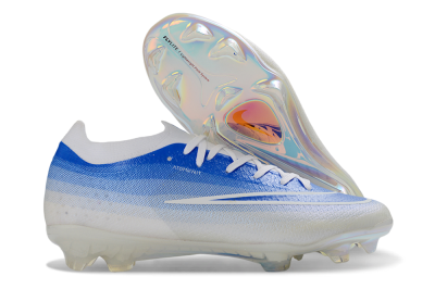 Unisex Nike Air Zoom Mercurial Vapor 17 Elite FG Firm Ground Low-Tops Football Boots - Blue/Sky Blue/White