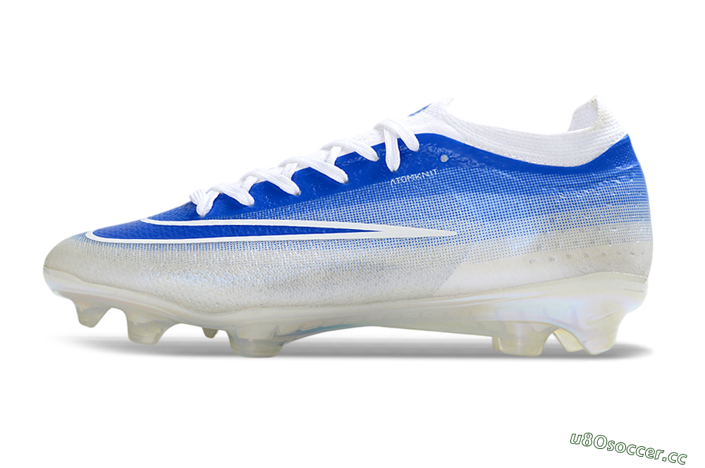 Unisex Nike Air Zoom Mercurial Vapor 17 Elite FG Firm Ground Low-Tops Football Boots - Blue/Sky Blue/White 0