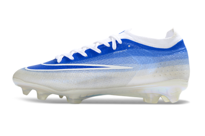 Unisex Nike Air Zoom Mercurial Vapor 17 Elite FG Firm Ground Low-Tops Football Boots - Blue/Sky Blue/White