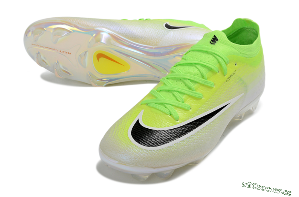 Unisex Nike Air Zoom Mercurial Vapor 17 Elite FG Firm Ground Low-Tops Football Boots - Yellow/Neon Green/Frosted White 3
