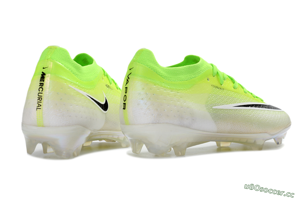 Unisex Nike Air Zoom Mercurial Vapor 17 Elite FG Firm Ground Low-Tops Football Boots - Yellow/Neon Green/Frosted White 6