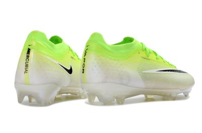 Unisex Nike Air Zoom Mercurial Vapor 17 Elite FG Firm Ground Low-Tops Football Boots - Yellow/Neon Green/Frosted White