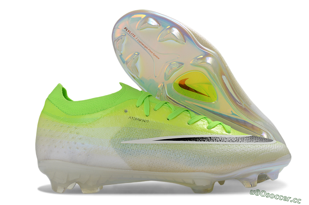 Unisex Nike Air Zoom Mercurial Vapor 17 Elite FG Firm Ground Low-Tops Football Boots - Yellow/Neon Green/Frosted White 2