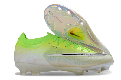 Unisex Nike Air Zoom Mercurial Vapor 17 Elite FG Firm Ground Low-Tops Football Boots - Yellow/Neon Green/Frosted White