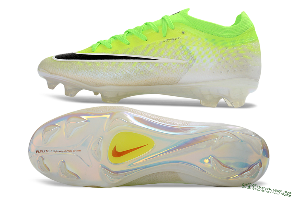 Unisex Nike Air Zoom Mercurial Vapor 17 Elite FG Firm Ground Low-Tops Football Boots - Yellow/Neon Green/Frosted White 1