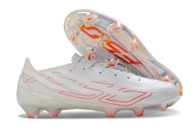 Unisex Adidas F50 Hyperfast 2026 World Cup FG Firm Ground Low-Tops Football Boots - White/Neon Pink/Crystal Clear