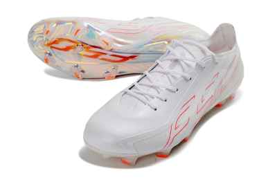 Unisex Adidas F50 Hyperfast 2026 World Cup FG Firm Ground Low-Tops Football Boots - White/Neon Pink/Crystal Clear