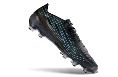 Unisex Adidas F50 Hyperfast 2026 World Cup FG Firm Ground Low-Tops Football Boots - Black/Electric Blue/Shadow Blue