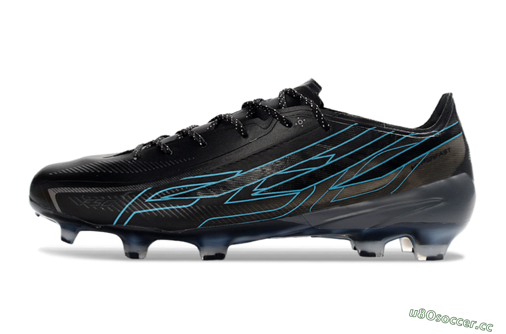 Unisex Adidas F50 Hyperfast 2026 World Cup FG Firm Ground Low-Tops Football Boots - Black/Electric Blue/Shadow Blue 0