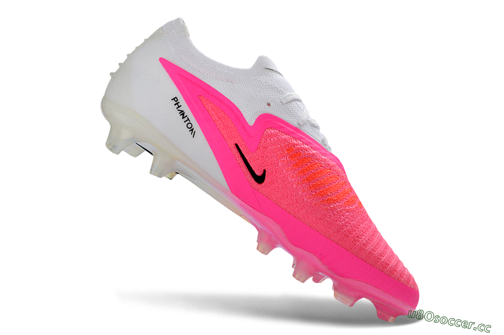 Unisex Nike Phantom 6 Elite Low FG Firm Ground Low-Tops Football Boots - Pink/Electric Pink/White 4