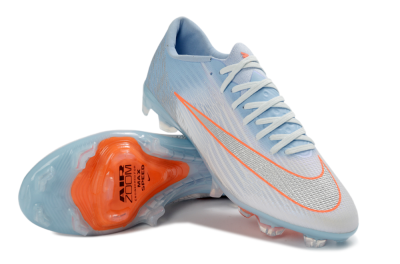 Unisex Nike Air Zoom Mercurial Superfly 11 Elite FG Firm Ground Low-Tops Football Boots - Sky/Coral Blue/Neon Orange