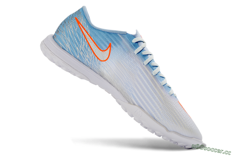 Unisex Nike Air Zoom Mercurial Superfly 11 Elite TF Artificial Turf Low-Tops Football Shoes - Blue/Sky Blue/Coral 4