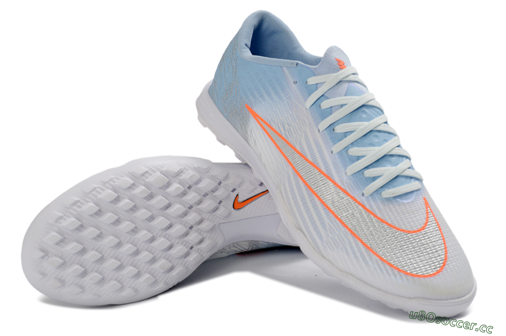 Unisex Nike Air Zoom Mercurial Superfly 11 Elite TF Artificial Turf Low-Tops Football Shoes - Blue/Sky Blue/Coral 3