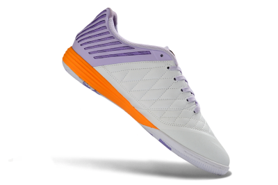Unisex Nike Lunar Gato 2 IC Indoor & Futsal Low-Tops Football Shoes - Purple/Lavender Burst/Orange Accent