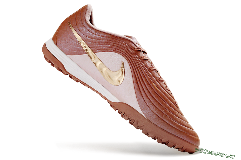 Unisex Nike Tiempo Legend 11 Elite TF Artificial Turf Low-Tops Football Shoes - Brown/Rose Gold/Copper Brown 5