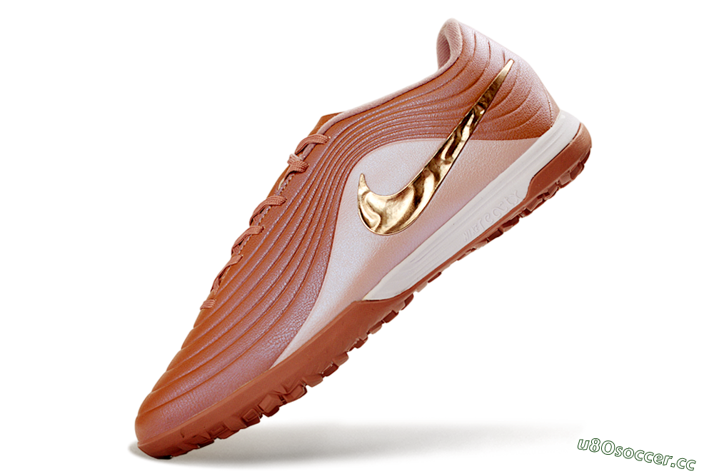 Unisex Nike Tiempo Legend 11 Elite TF Artificial Turf Low-Tops Football Shoes - Brown/Rose Gold/Copper Brown 6