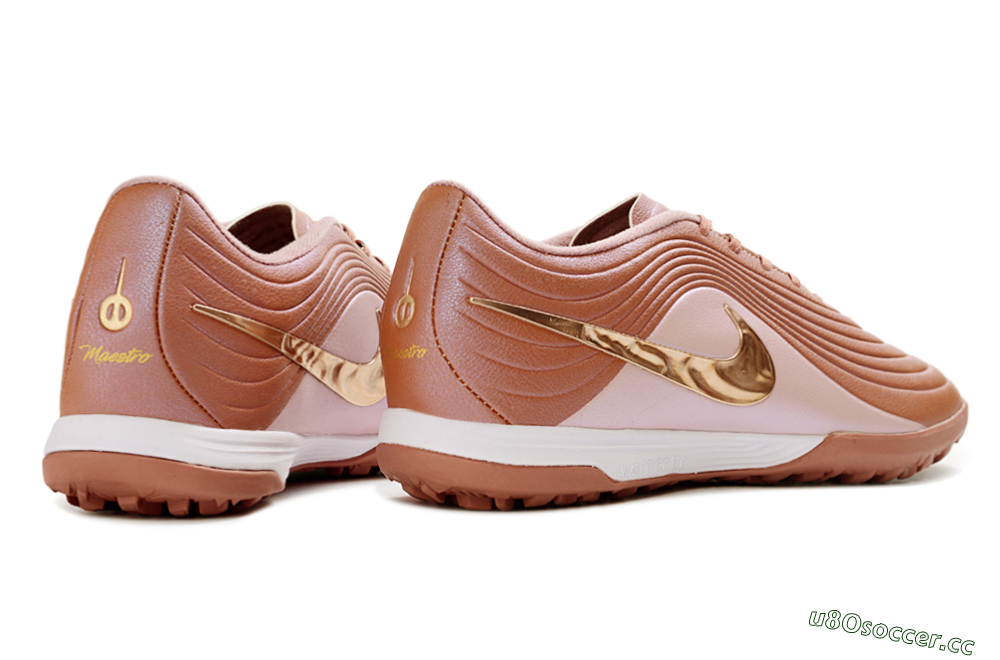 Unisex Nike Tiempo Legend 11 Elite TF Artificial Turf Low-Tops Football Shoes - Brown/Rose Gold/Copper Brown 7