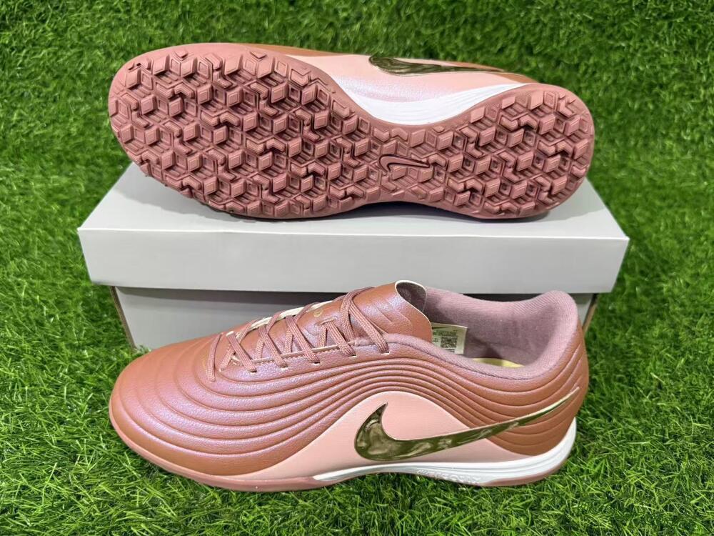 Unisex Nike Tiempo Legend 11 Elite TF Artificial Turf Low-Tops Football Shoes - Brown/Rose Gold/Copper Brown