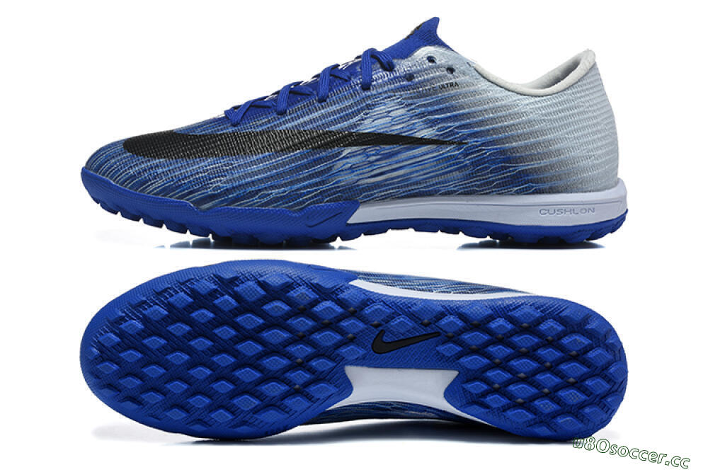 Unisex Nike Air Zoom Mercurial Superfly 11 Elite TF Artificial Turf Low-Tops Football Shoes - Blue/Navy Surge/Steel Gray 1