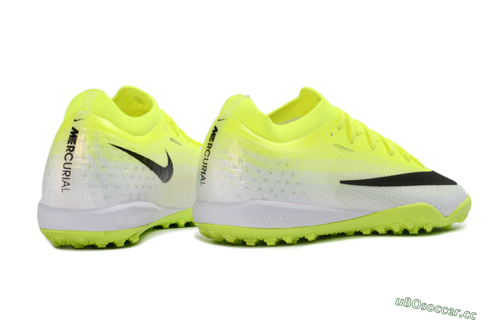 Unisex Nike Air Zoom Mercurial Vapor 17 Elite TF Artificial Turf Low-Tops Football Shoes - Yellow/Lime Green/Black 6