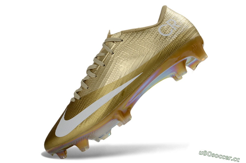 Unisex Nike Air Zoom Mercurial Superfly 11 Elite FG Firm Ground Low-Tops Football Boots - Gold/Metallic Gold/White 5