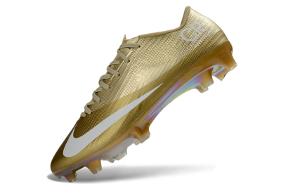 Unisex Nike Air Zoom Mercurial Superfly 11 Elite FG Firm Ground Low-Tops Football Boots - Gold/Metallic Gold/White