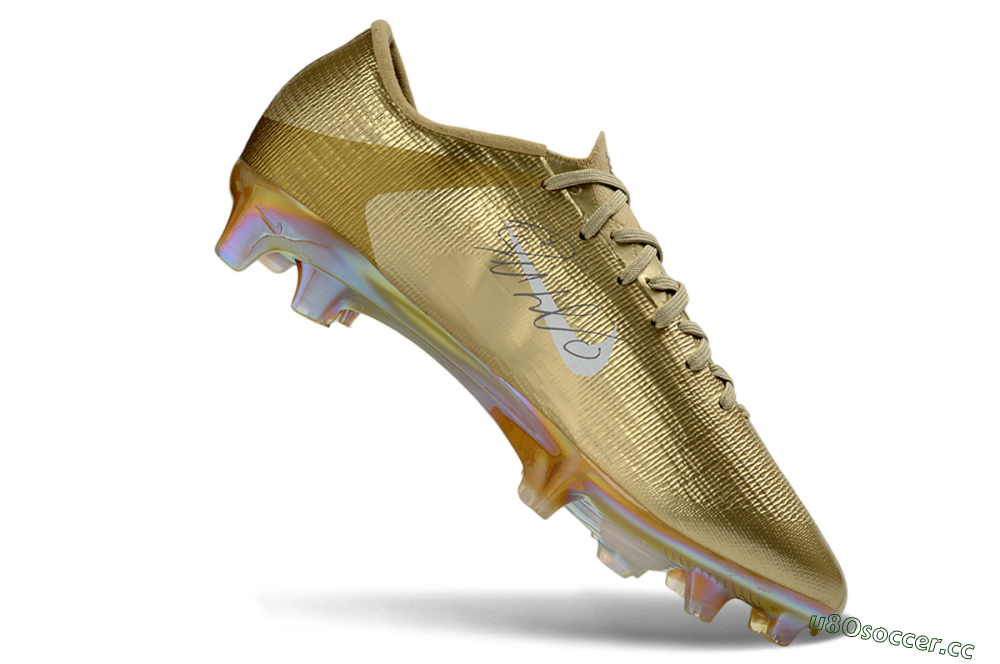 Unisex Nike Air Zoom Mercurial Superfly 11 Elite FG Firm Ground Low-Tops Football Boots - Gold/Metallic Gold/White 4