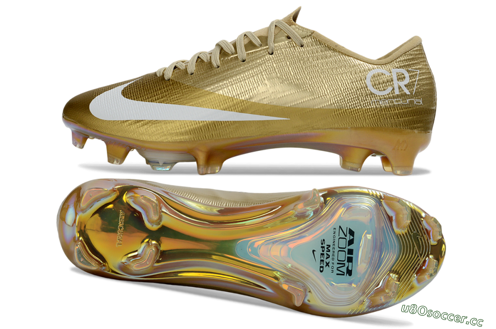 Unisex Nike Air Zoom Mercurial Superfly 11 Elite FG Firm Ground Low-Tops Football Boots - Gold/Metallic Gold/White 1