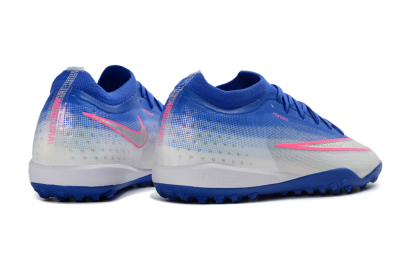 Unisex Nike Air Zoom Mercurial Vapor 17 Elite TF Artificial Turf Low-Tops Football Shoes - Blue/Electric Blue/Frosted Silver