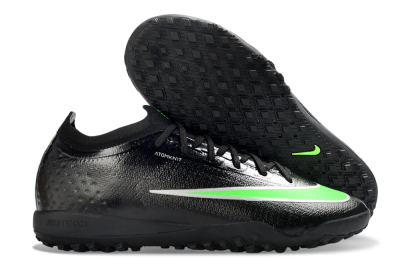 Unisex Nike Air Zoom Mercurial Vapor 17 Elite TF Artificial Turf Low-Tops Football Shoes - Black/Neon Green/Grey