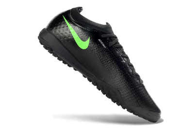 Unisex Nike Air Zoom Mercurial Vapor 17 Elite TF Artificial Turf Low-Tops Football Shoes - Black/Neon Green/Grey