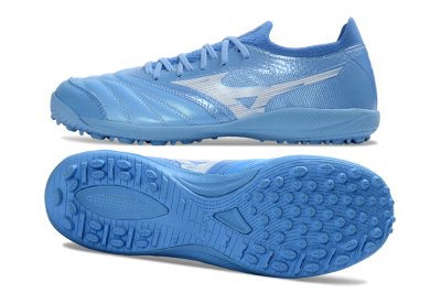 Men's Mizuno Morelia Neo 4 TF Artificial Turf Low-Tops Football Shoes - Blue/Sky Blue/Crystal Blue