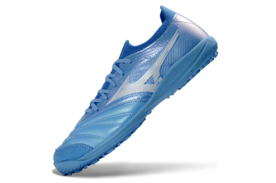 Men's Mizuno Morelia Neo 4 TF Artificial Turf Low-Tops Football Shoes - Blue/Sky Blue/Crystal Blue