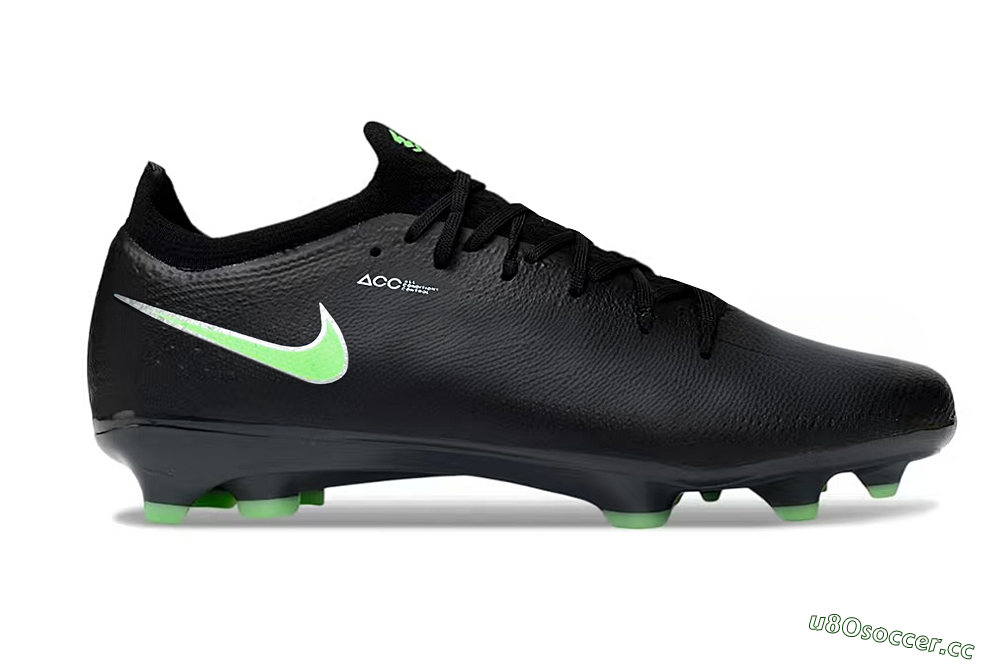 Unisex Nike Air Zoom Mercurial Vapor 17 Elite FG Firm Ground Low-Tops Football Boots - Black/Electric Green/Metallic Silver 5