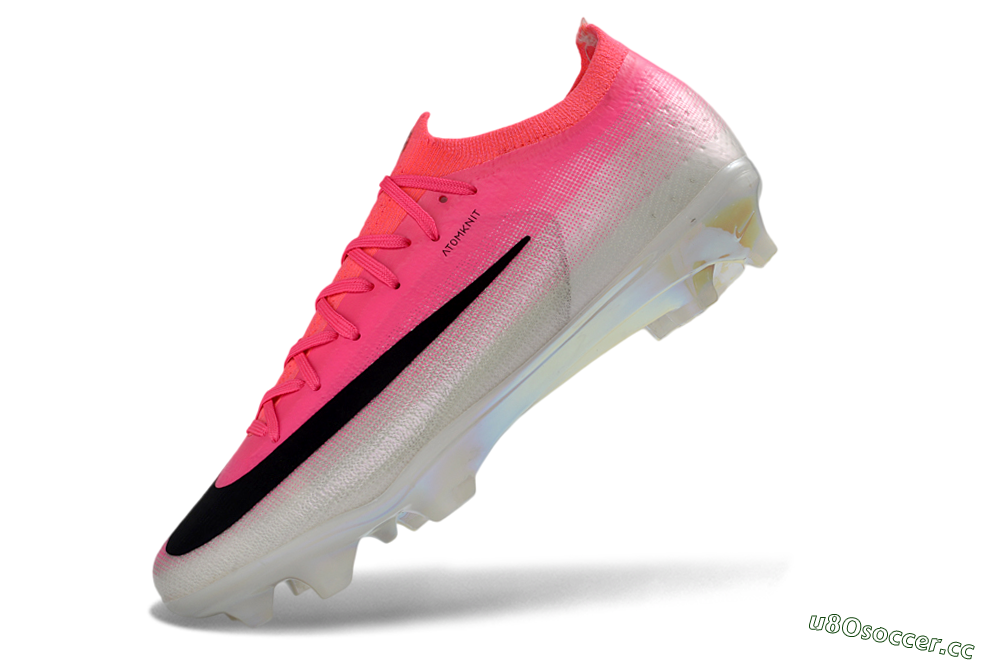 Unisex Nike Air Zoom Mercurial Vapor 17 Elite FG Firm Ground Low-Tops Football Boots - Pink/Neon Pink/Black 6
