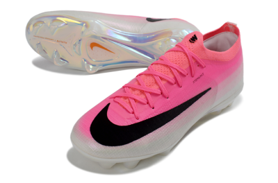 Unisex Nike Air Zoom Mercurial Vapor 17 Elite FG Firm Ground Low-Tops Football Boots - Pink/Neon Pink/Black
