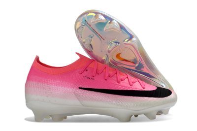 Unisex Nike Air Zoom Mercurial Vapor 17 Elite FG Firm Ground Low-Tops Football Boots - Pink/Neon Pink/Black