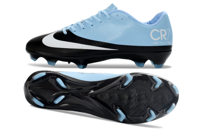 Men's Nike Air Zoom Mercurial Superfly 11 Elite FG Firm Ground Low-Tops Football Boots - Blue/Sky Blue/Black