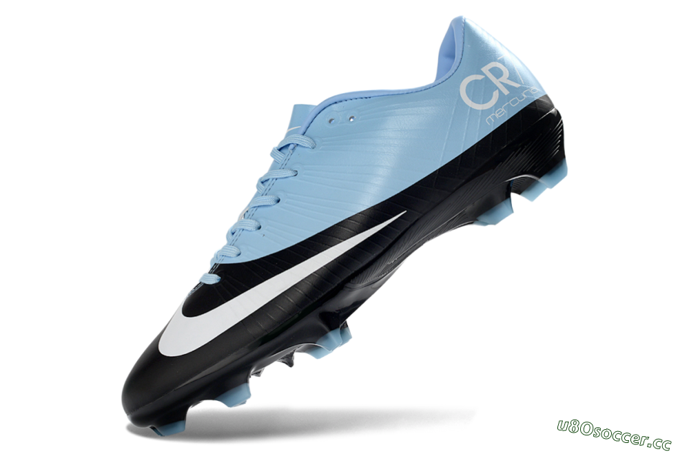 Men's Nike Air Zoom Mercurial Superfly 11 Elite FG Firm Ground Low-Tops Football Boots - Blue/Sky Blue/Black 5