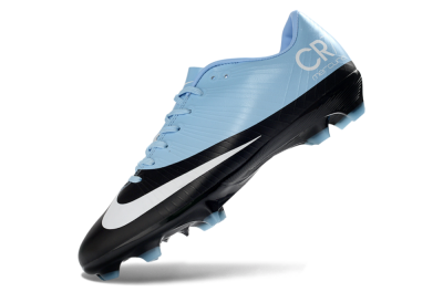 Men's Nike Air Zoom Mercurial Superfly 11 Elite FG Firm Ground Low-Tops Football Boots - Blue/Sky Blue/Black