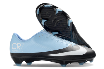 Men's Nike Air Zoom Mercurial Superfly 11 Elite FG Firm Ground Low-Tops Football Boots - Blue/Sky Blue/Black