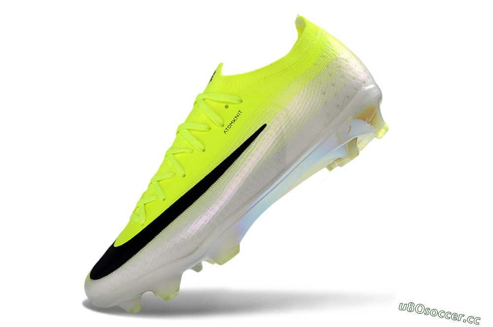 Unisex Nike Air Zoom Mercurial Vapor 17 Elite FG Firm Ground Low-Tops Football Boots - Yellow/Vibrant Yellow/Sleek Black 6
